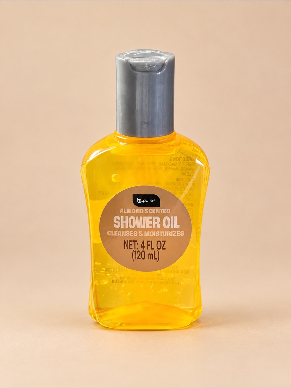 b.pure Almond Scented Shower Oil – Cleanses & Moisturizes